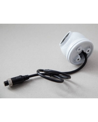 iCustodian® iC-CAM12V-AHD White Mini CCTV Dome Camera + 5M Cable