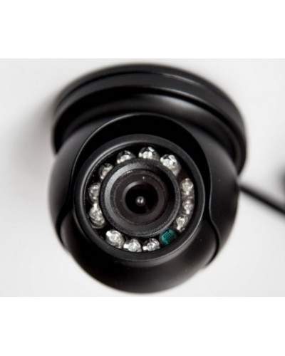 iCustodian® iC-CAM12V-AHD Black Mini CCTV Dome Camera + 5M Cable