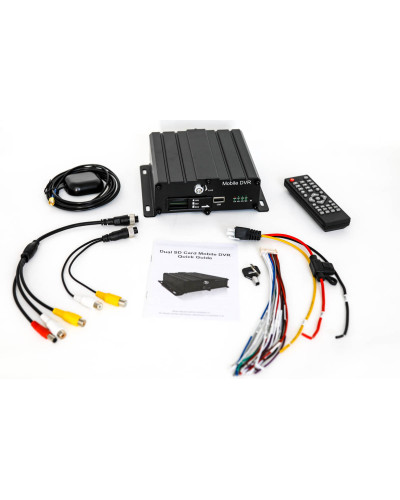 iCustodian® iC6300MDVR Hybrid GPS Dual SD Mobile TAXI CCTV DVR