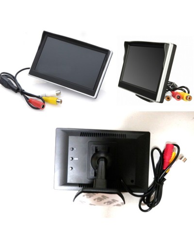 iCustodian® High Quality 5" Inch Digital CCTV LCD Dual Display