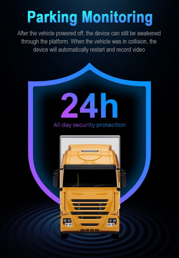 iCustodian® iC-N9DASHCAM Hybrid 4CH Hybrid MDVR Key Lock, GPS, 4G, Wi-Fi, ADAS & DMS - Image 10