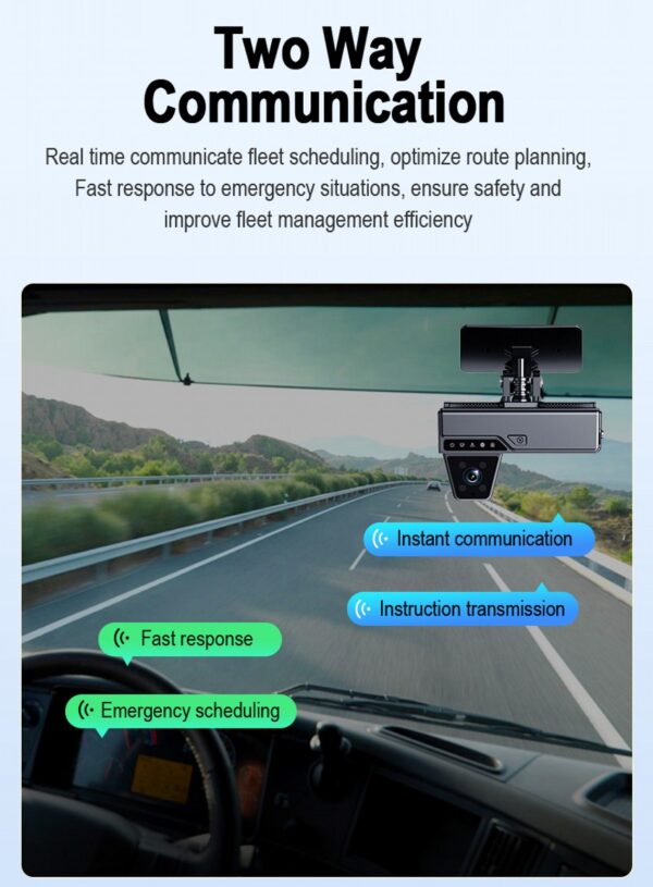 iCustodian® iC-N9DASHCAM Hybrid 4CH Hybrid MDVR Key Lock, GPS, 4G, Wi-Fi, ADAS & DMS - Image 12